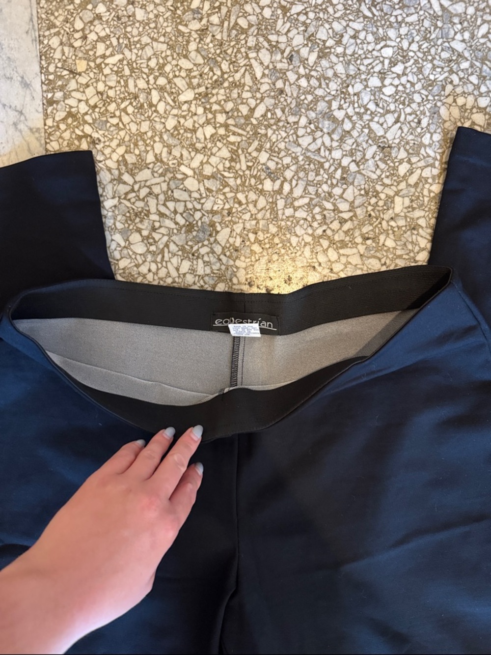 Equestrian Black Flared Pants - Picture 6 of 6